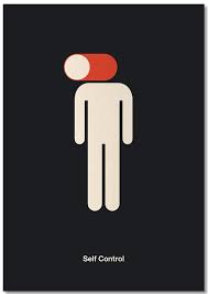 The total, essential, or particular being of a person; Self Control Notebook Juniqe