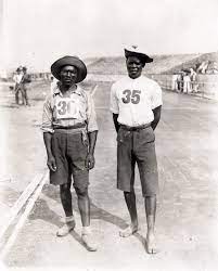 And don't worry, we won't have to wait forever to watch the summer olympics, tokyo's opening ceremony will now be. Datei 1904 Olympic Marathon Participants Len Tau Left And Jan Mashiani Of The Tswana Tribe Of South Africa Jpg Wikipedia