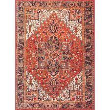 Sale ends in 1 day. Nuloom Patrice Persian Orange 5 Ft X 8 Ft Indoor Outdoor Area Rug Mebe01a 508 The Home Depot