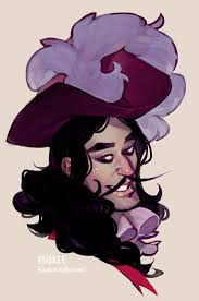 Captain Hook By Mioree Art On Deviantart Disney Fan Art Captain Hook Disneyland Pictures