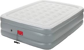 Coleman Air Mattress With Built In Pump Supportrest Elite Double High Inflatable Air Bed Queen Walmart Com Coleman Air Mattress Air Bed Mattress