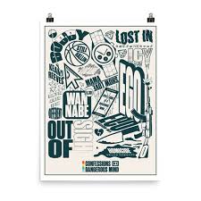 Confessions of a Dangerous Mind Poster (tracklist) - Logic - Etsy