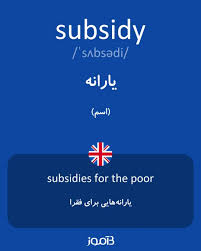 نتیجه جستجوی لغت [subsidy] در گوگل