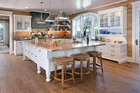 An overhead chandelier and decorative centerpiece will add to the feeling that the table is meant for entertainment rather than the overflow of work that can. 15 Beautiful Kitchen Island With Table Attached Home Design Lover