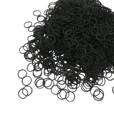 Here we have long and beautiful curls with a half pony and stylish rubber band section with a center braid. Motyya Mini Soft Elastic Bands Premium Small Tiny Rubber Band For Kids Hair Hairstyle 1000 Pieces Black Amazon In Jewellery