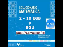 1 libros de historia universal recomendados. Libro De Matematicas Resuelto 2 10 Egb Y Bgu 2020 Youtube