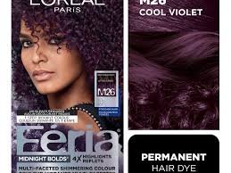 L’Oreal Paris Feria Midnight Bold M26 Violet Eclipse Cool Purple Hair Dye