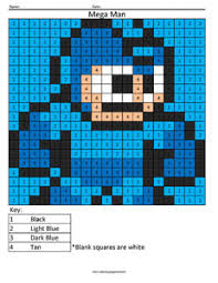 Use these images to quickly print coloring pages. Mega Man Color By Number Coloring Squared