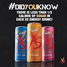 Energy Drinks Xs Sugar In Drinks Drinks Energy