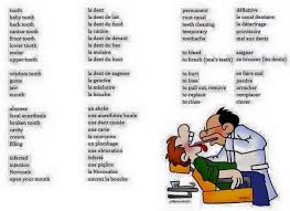 Vocabulaire Chez Le Dentiste Teaching French French Lessons Teaching