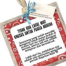 Tidak Ada Lafal Niat Khusus Untuk Puasa Arafah Peace Event Event Ticket