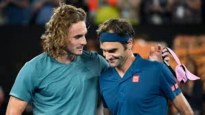 His hair had recently been trimmed; Young Gun Tsitsipas Takes Down His Idol Federer At Australian Open Video Neos Kosmos