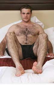 Naked hairy men legs