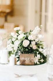 Rustic And Elegant Table Numbers Wedding Color Ideas Elegantrusti Flower Centerpieces Wedding Cheap Wedding Table Centerpieces Creative Wedding Table Numbers