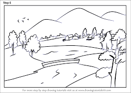 Before you put pencil to paper, make sure you have these supplies on. Learn How To Draw An Easy Landscape Landscapes Step By Step Drawing Tutorials