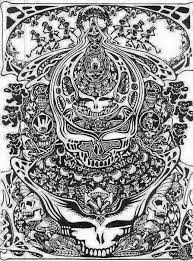 Free cut and paste worksheets preschool. Grateful Dead Coloring Page Coloring Home