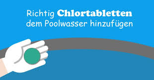 Chlortabletten Dem Poolwasser Richtig Hinzufugen Praktische Anleitung Chlortabletten Kann Man Nicht Direkt In Das Poolwasser Ge Poolwasser Pool Wasser Pool