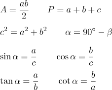 La somma degli angoli di un triangolo è 180 gradi, vale che: Triangolo Rettangolo Calcolatrice Online Formule