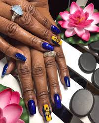 Serene Nails Salon Barbados On Instagram Bajan Strong Bout Hay Sermazingness Yoserenenails3comethrumama Manicure And Pedicure Flag Nails Nails