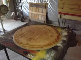 Round wood tops made in the usa: Simple Round Table 15 Steps With Pictures Instructables