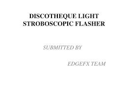A club or party at which people dance to recorded pop music. Ppt Discotheque Light Stroboscopic Flasher Powerpoint Presentation Free Download Id 2802029