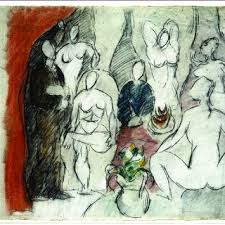 Pablo Picasso, Study for Les Demoiselles d'Avignon, March/ April 1907.... |  Download Scientific Diagram