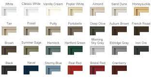 Dual color is not available with integral nail fin. Pella Window Colors Window Color Window Frame Colours Pella