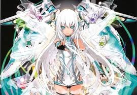 These animated pictures were created using the blingee free online photo editor. Cute Anime Girl White Hair Green Eyes Anime Wallpapers
