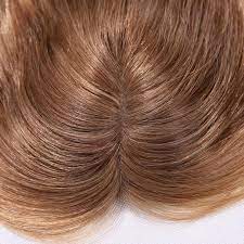 Human Hair Topper For Woman European Hair Light Auburn Etsy Human Hair Toppers Light Hair European Hair