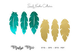 Click here to get the free hocus pocus svg files in our shop! Feather Earring Templates Feather Earring Svg 477963 Other Design Bundles