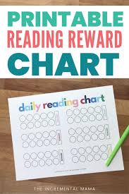 Reading Reward Chart Reading Rewards Charts For Kids Reward Chart