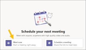 Go to schedule page and click on 'save' button to save and start the schedule. Getting Started With Meetings In Teams Free Office Support
