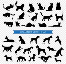 Cats and dogs theme eps vector. Dog Cat Silhouette Images Free Vectors Stock Photos Psd