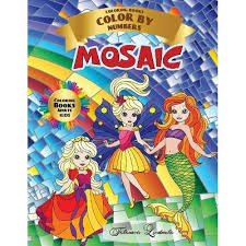 Whether you are trying to bust some boredom or just switch up afternoon activities, these disney on ice printables will help kids find a. Mosaic Coloring Book Color By Numbers Adult Kids By Liudmila Coloring Books Paperback Target