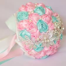 Maybe you would like to learn more about one of these? Diy Brooch Bouquet Silk Bride Bridal Wedding Bouquet Bridesmaid Cyan Blue Pink White Cloth Roses Customizable Diamond Bouquets Bridal Wedding Bouquet Brooch Bouquetwedding Bouquet Aliexpress
