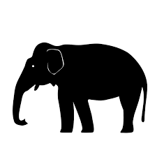 Download File Asian Elephant Icon Svg Wikimedia Commons