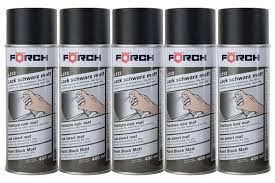 Der lack trocknet sehr schnell und ließ sich nach kurzer zeit schon vorsichtig berühren. 5x Forch Spruhlack L213 Schwarz Matt Ral9005 Kaufland De