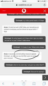 Vodafone setzt die kündigungsfrist vertraglich. How Do I Use My Pac Code Vodafone