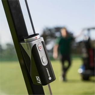 Mileseey Laser Rangefinder with Built-In Magnetic Cart Mount, AI generated