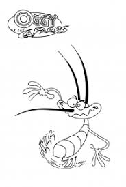 Colored roach illustrations & vectors. Oggy And The Cockroaches Free Printable Coloring Pages For Kids