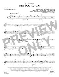 Johnnie Vinson See You Again Eb Alto Saxophone 1 Sheet Music Download Pdf Score 375789