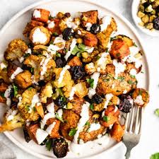 Healthy Easy Sheet Pan Moroccan Chicken Ambitious Kitchen Recipe Chicken Sweet Potato Moroccan Chicken Sheet Pan Meals Chicken