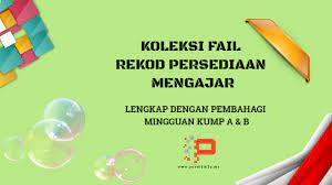 , tinggal masukkan data anda kemudian print.** siap print tinggal nak. Koleksi Fail Rekod Persediaan Mengajar Terbaik Pendidik2u