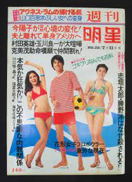 やや傷や汚れあり】週刊明星 1976年7月11日号 松本ちえこ/アグネス・ラム/シェリー/浅野ゆう子(水着) 倍賞美津子/佐良直美/山口百恵/田中美智子[榊みちこ]ほかの落札情報詳細  - ヤフオク落札価格検索 オークフリー