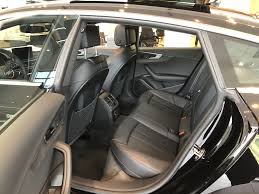 View Of The Rear Seating Bench On The 2018 Audi A5 With Black Interior Leather Standard Vehicle Available At Audi Of Br Audi Dealership Used Luxury Cars Audi
