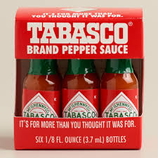 Mini Tabasco 6 Pack By World Market Tabasco Mini Bottles Old Recipes