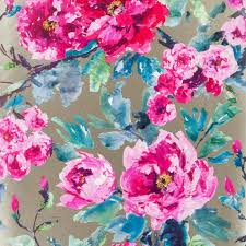 Shanghai Garden Fuchsia Wallpaper Designers Guild Wallpaper Floral Wallpaper Floral Pattern Wallpaper