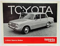 Addison wants this toyota corona. 1968 Toyota Corona 4 Door Sports Sedan Spec Sheet
