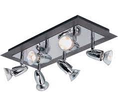 Buy Argos Home Magnum 6 Light Ceiling Plate Slate Effect Ceiling Lights Argos Ceiling Lights Kitchen Ceiling Lights Argos Home