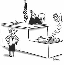 Revealing what a jury talked about when debating its verdict. Cartoon Caption What S Got This Lawyer S Witness All In A Twist